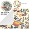thumbnail image 2 of GZHJMY Absorbent Dishes Drainer/Rack Mat for Countertop Small Size 16 x 18in, Microfiber s Kitchen Counter Draining Pad Floral with Birds and Fantasy FlowersCoffee Mat, 2 of 7