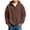 Coffee, variant on Hoodies for Boys Quarter Zip Waffle Knit Pullover Hooded Sweatshirt Tops Fall Winter Casual Sweatshirts Back to School Clothes 3-14 Years