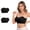 A1_Black, variant on Women's 2Pack Strapless Bandeau Bralette Summer Strapless Padded Wireless Supportive Seamless Tube Top Bra Anti-Slip Plus Size Seamless Wireless Padded Bra Stretch Sleep Tube Top Black Xs