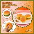 thumbnail image 3 of Realistic Burger Squishies Soft Squeeze Fast Food Toys Cute Kawaii Fidget Balls for Stress Relief Easter Basket Fillers Classroom Rewards, 3 of 5
