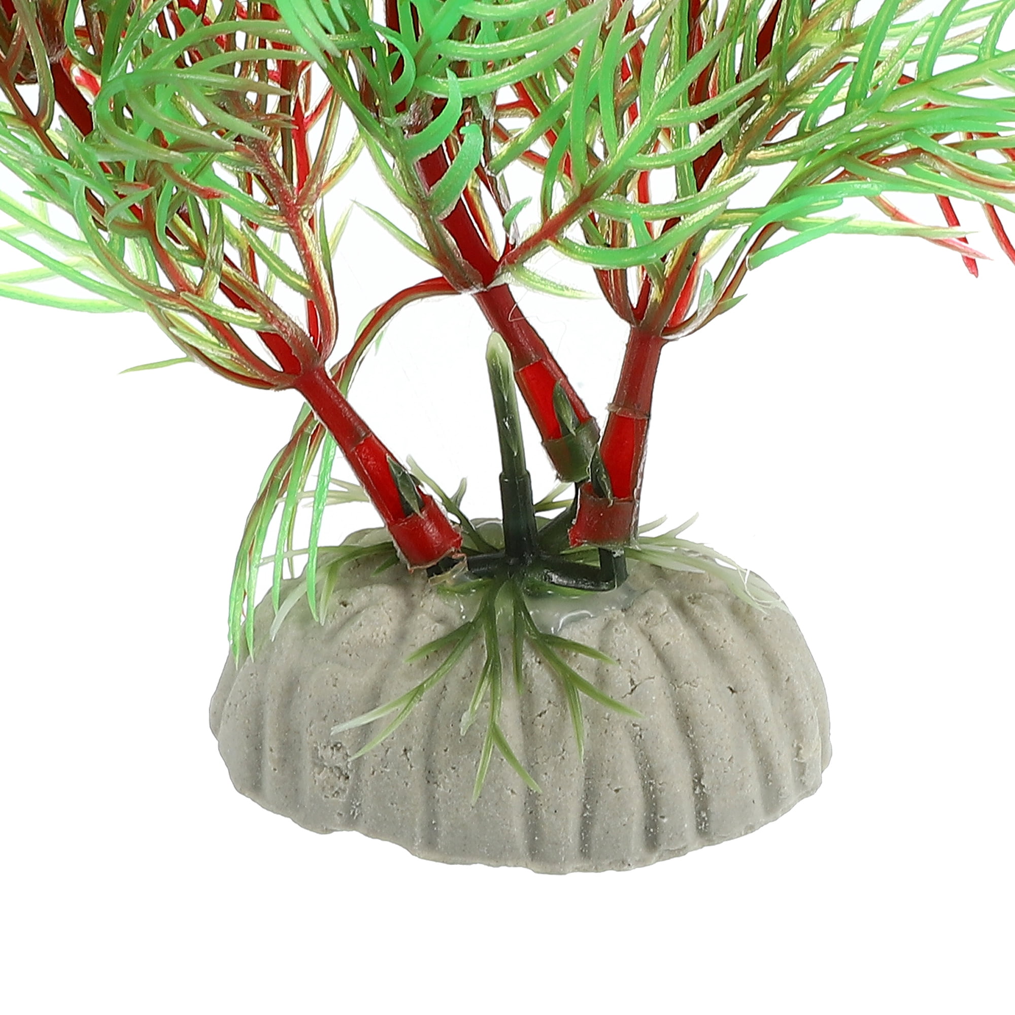 Unique Bargains 1 Pc Artificial Aquatic Plant for Fish Tank Landscape Plant Decoration Red