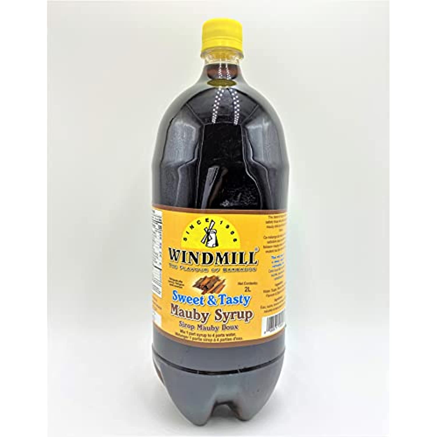 Windmill Sweet & Tasty Mauby Syrup, 2 Liter, Flavor Of Caribbean