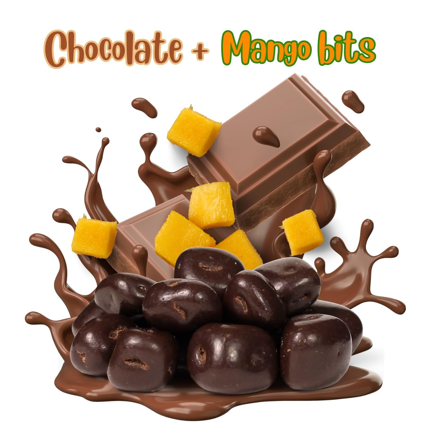 Dark Chocolate Covered Dried Mango by It's Delish, 10 Lbs Bulk Bag  Gourmet Chocolate Covered Mango Bits Fruit Snacks Bulk Chocolate Candy Treats  Vegan, Non-Dairy, Kosher