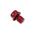 thumbnail image 2 of Riwesomey Tornillos de tuerca de drenaje de aceite para motocicleta M12 ATVs, tornillos para motocicleta, pieza de repuesto, accesorio de Accesorios para motos Rojo, 2 of 6