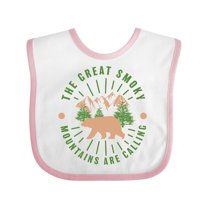 Inktastic The Great Smoky Mountains Are Calling Boys or Girls Baby Bib