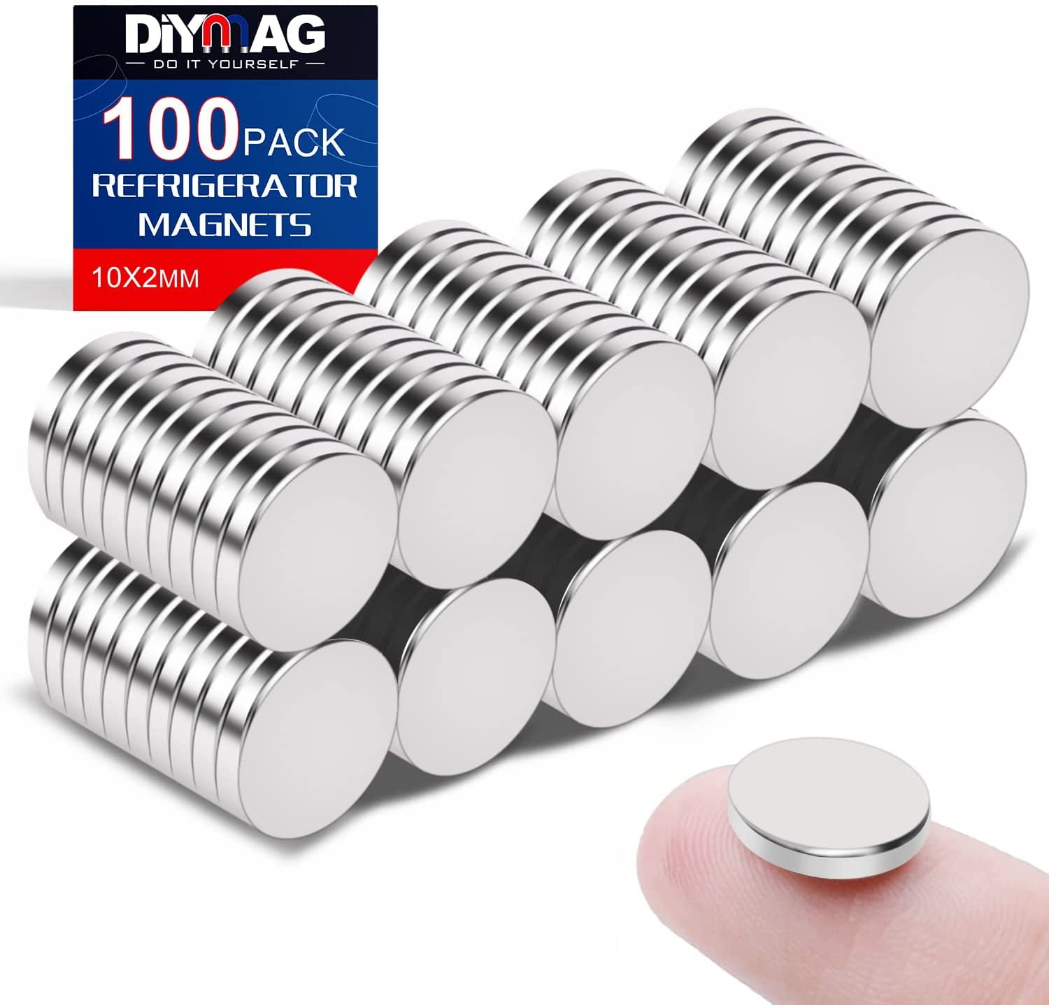 100Pcs Small Magnets, 5x2 mm Mini Tiny Round Magnets, Micro Neodymium  Magnets for Crafts, Miniatures, Refrigerator, Whiteboard, Nail Cutter