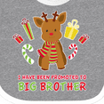 thumbnail image 4 of Inktastic Promoted to Big Brother Boys Baby Bib, 4 of 4