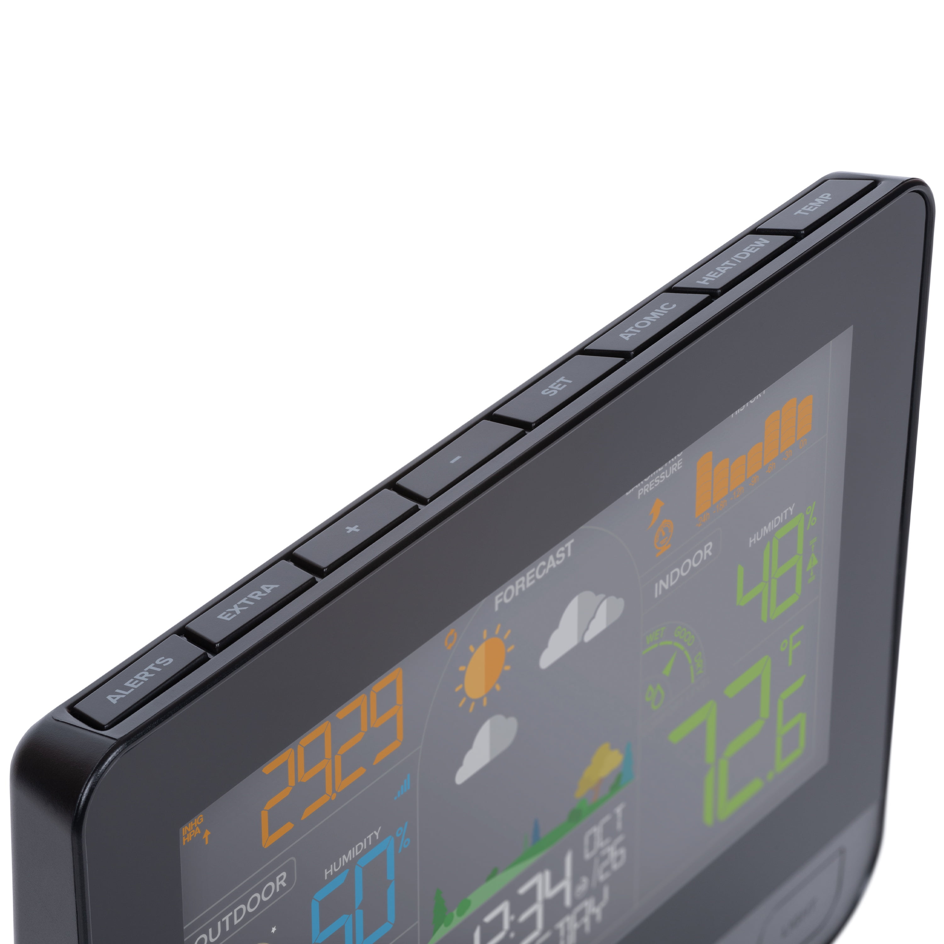 La Crosse Technology Wireless Weather Station with Atomic Time, 1 Each, 308-47737-Int