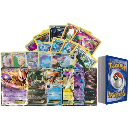100 Assorted Pokemon Cards with Foils and 2 Ultra Rare Legendary