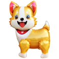 thumbnail image 1 of Globo de Papel Aluminio DOINIDAMI Perro Corgi 68x48 cm para Fiesta, 1 of 8