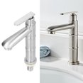 thumbnail image 3 of Water Tap, Basin Faucet  Scratch- Water Saving Sink Faucet Brushed Technology  for Home for Hotel, 3 of 8