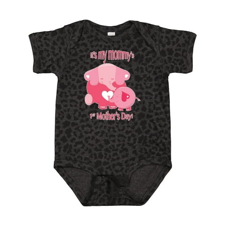 

Inktastic It s My Mommy s 1st Mother s Day Gift Baby Boy or Baby Girl Bodysuit