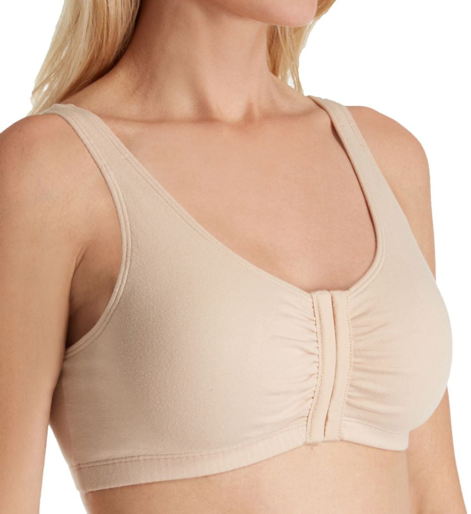 Fruit Of The Loom Comfort Cotton Blend Front Close Builtup Sports Bra 96014