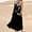 Black, variant on QUNYINEY Summer Dresses for Women 2025 Floral Sleeveless Casual A-Line Dress with Pockets Crew Neck Flowy Maxi Sundress