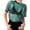 Green, variant on Sheer Mesh Fishnet Rave Festival Women's Crop Top Blue for Size M