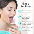 thumbnail image 4 of Tongue Scraper for Adults (3 Pcs), Stainless Steel Tough Tongue Cleaner for Oral Hygiene & Fresh Breath by EcoEarth, 4 of 8