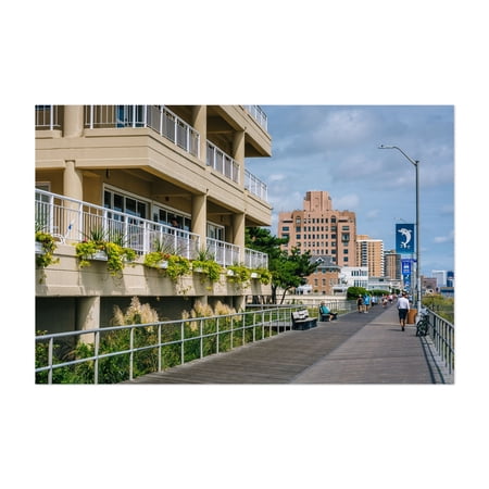 Ventnor City Boardwalk - Ventnor City New Jersey Photography Unframed Wall Art Print 5 x 7 inches