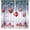 Christmas-7, variant on Christmas Window Curtains Winter Xmas Tree Glitter Print Curtains Home Decor Rod Pocket Living Room Bedroom Window Drapes Treatment Fabric 2Panels 42 (W) x 54(L) Inch Blackout