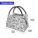 thumbnail image 2 of Fotbe Black Footprints Bolsa Térmica Portátil con Estampado, Bolsa de Entrega de Alimentos Aislada, Bolsa Reutilizable de Gran Capacidad para Comidas y Supermercado, 2 of 6