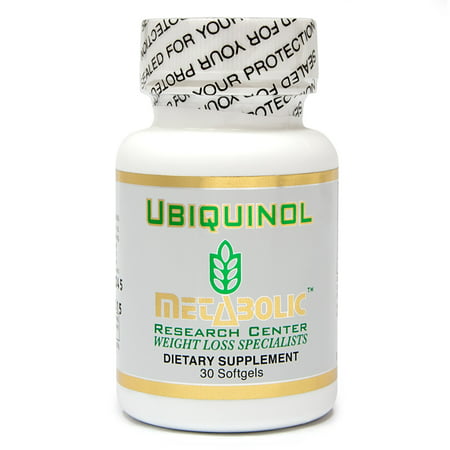 Ubiquinol CoQ10 by Metabolic Research Center, Helps strengthen heart muscle, Dietary Supplement, 30