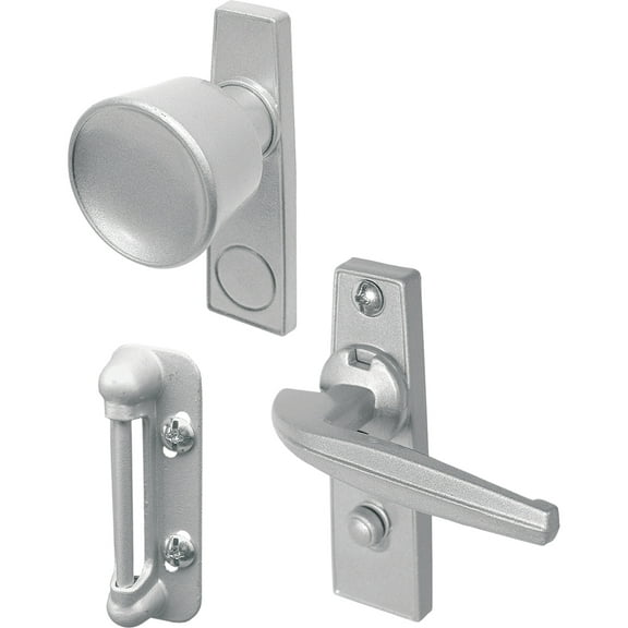 Tulip Knob Latch, 1-3/4 in. Mounting Holes, Aluminum