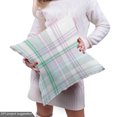 thumbnail image 5 of Ambesonne Fashion Fabric by the Yard Upholstery, Violet Greenish Plaid Art, 2 Yards, Pastel Purple Sea Green, 5 of 5