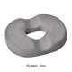 thumbnail image 5 of Inteprter Almohada de donut antideslizante de poliéster para alivio de hemorroides y cojín de asiento cómodo memoria de coxis Decoración del hogar Gris, 5 of 6