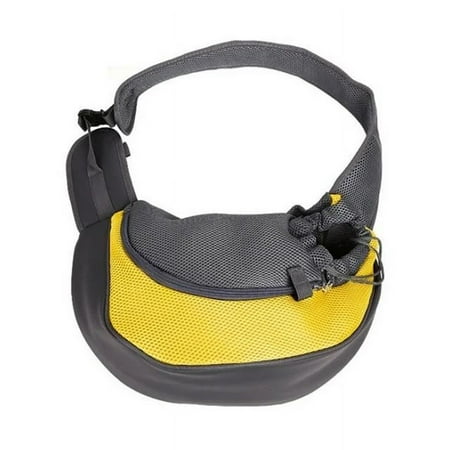 VSFAOV Dog Sling Small Dog Hand Breathable Mesh Traveling Cat Backpack Travel Sling Bag For Small Dogs Cats