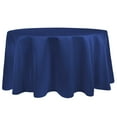 thumbnail image 1 of Ultimate Textile (3 Pack) Satin 102-Inch Round Tablecloth - for Wedding, Special Event or Banquet use, Regal Blue, 1 of 4