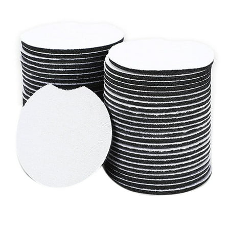 

100 Pcs Sublimation Blank Car Coasters 2.53Inch Blank Cup Mat Blanks