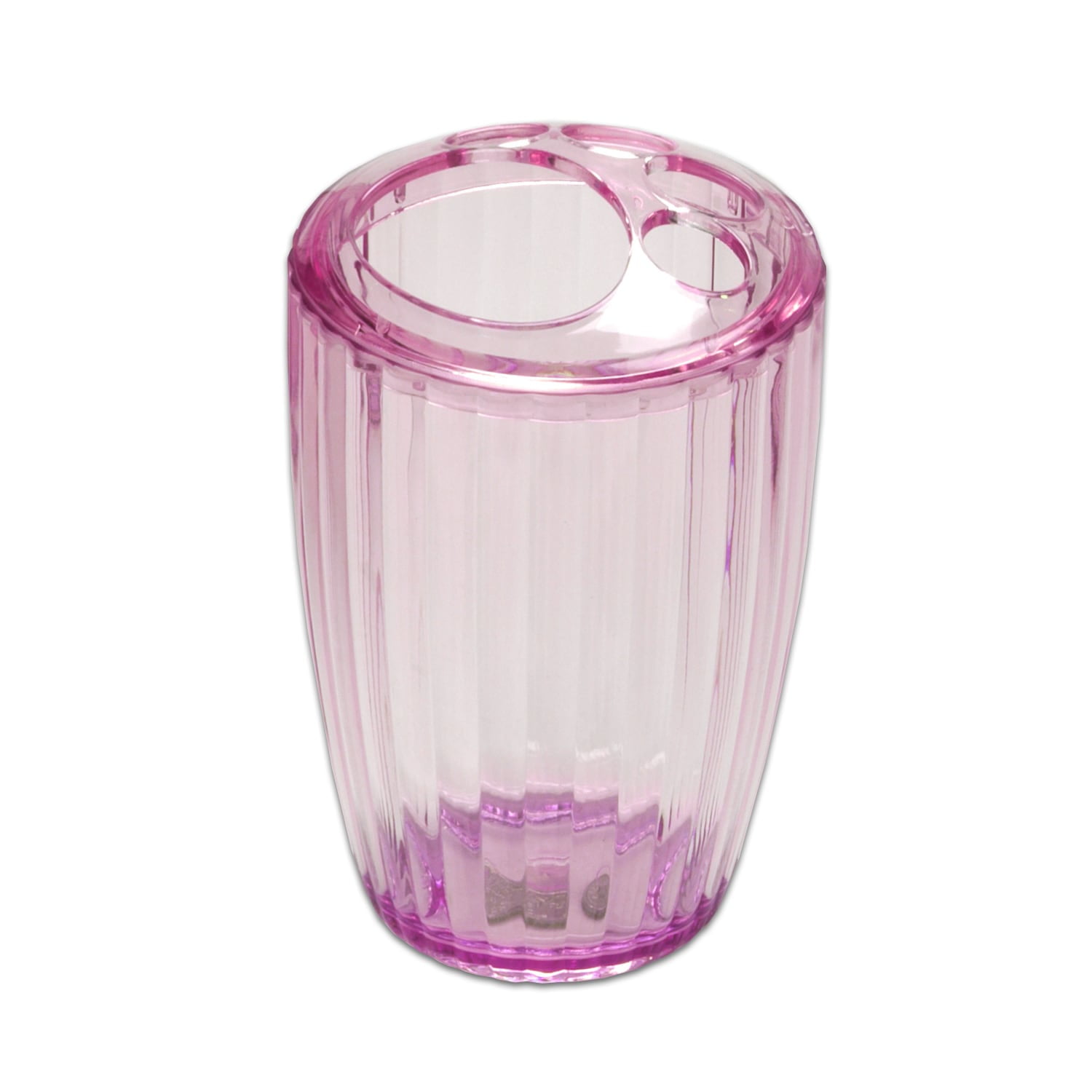 bed bath n more Ribbed Acrylic Bath Accessory Set or Separates by Overstock
