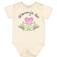 thumbnail image 3 of Inktastic Grammy's Girl Heart Flowers Girls Baby Bodysuit, 3 of 5