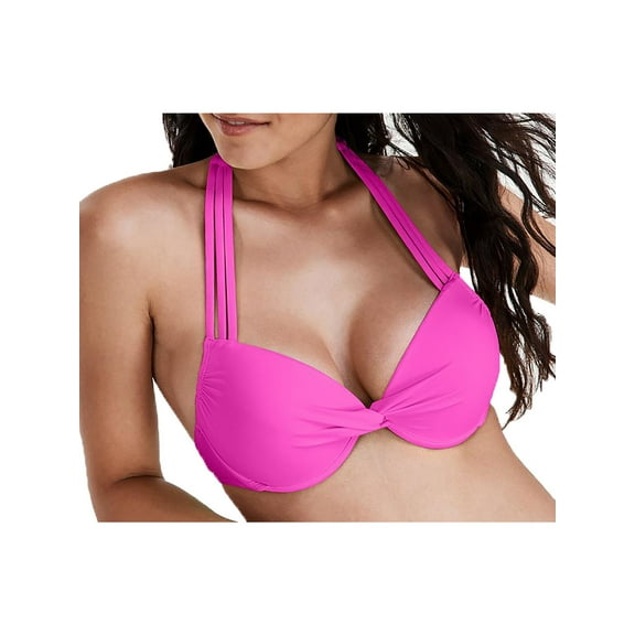 Salt Cove Full Coverage Spaghetti Straps Solid Print Bikini & Tankini Tops, Women's