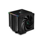 DeepCool AK620 DIGITAL Performance Air Cooler, Dual-Tower Layout, Real-Time CPU Status Screen, 6 Copper Heat Pipes, 260W Heat Dissipation, Twin 120mm FDB Fans, All Black Design