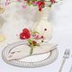 thumbnail image 3 of Anillos para Servilletas con Forma de Corazón, Adornos de Flores Artificiales, Hebillas Florales con Cierres Metálicos, Decoración Romántica para Mesas de Bodas y Cenas de Celebración, 3 of 7