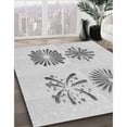 thumbnail image 3 of Ahgly Company Machine Washable Indoor Rectangle Transitional Platinum Gray Area Rugs, 5' x 8', 3 of 7