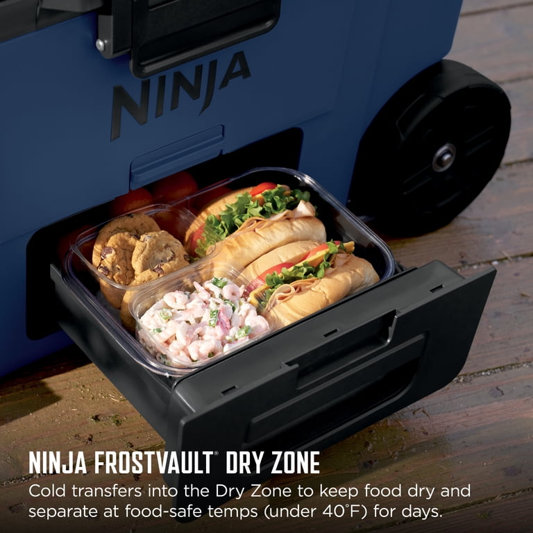 Ninja FrostVault 45-Qt Wheeled Cooler with Cold Dry Zone