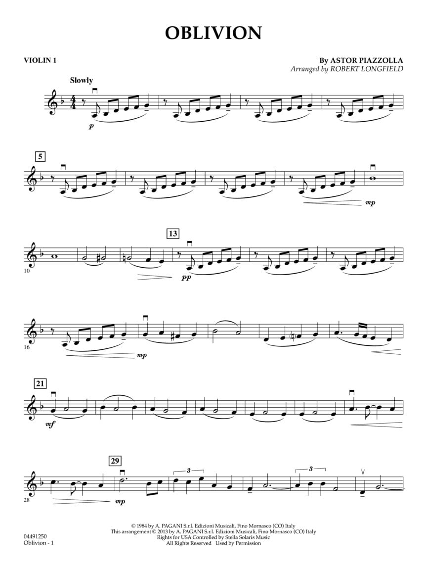 Hal Leonard Oblivion Pop Specials for Strings Series Arranged by Robert Longfield