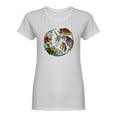 thumbnail image 2 of Beautiful Unicorn Magic Nature Shaped T-Shirt Women -Image by Shutterstock, Female Medium, 2 of 4
