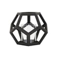 thumbnail image 1 of IMAX Corporation Ubon Small Wood Lantern in Black, 1 of 1