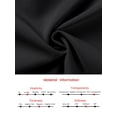 thumbnail image 5 of DARING DIVA Wrap A-Line Pleated Midi Long Sleev Dress XL Black, 5 of 6