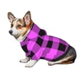 thumbnail image 6 of Daiia Purple Black Buffalo Plaid Pets Wear Hoodies ,Pet Dog Clothes,Puppy Hoodies,Dog Hoodies Costumes Pet Sweaters-Size Name, 6 of 8