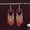 2047, variant on Delicate Earrings Bohemian Retro Fringed Red Earrings Ethnic