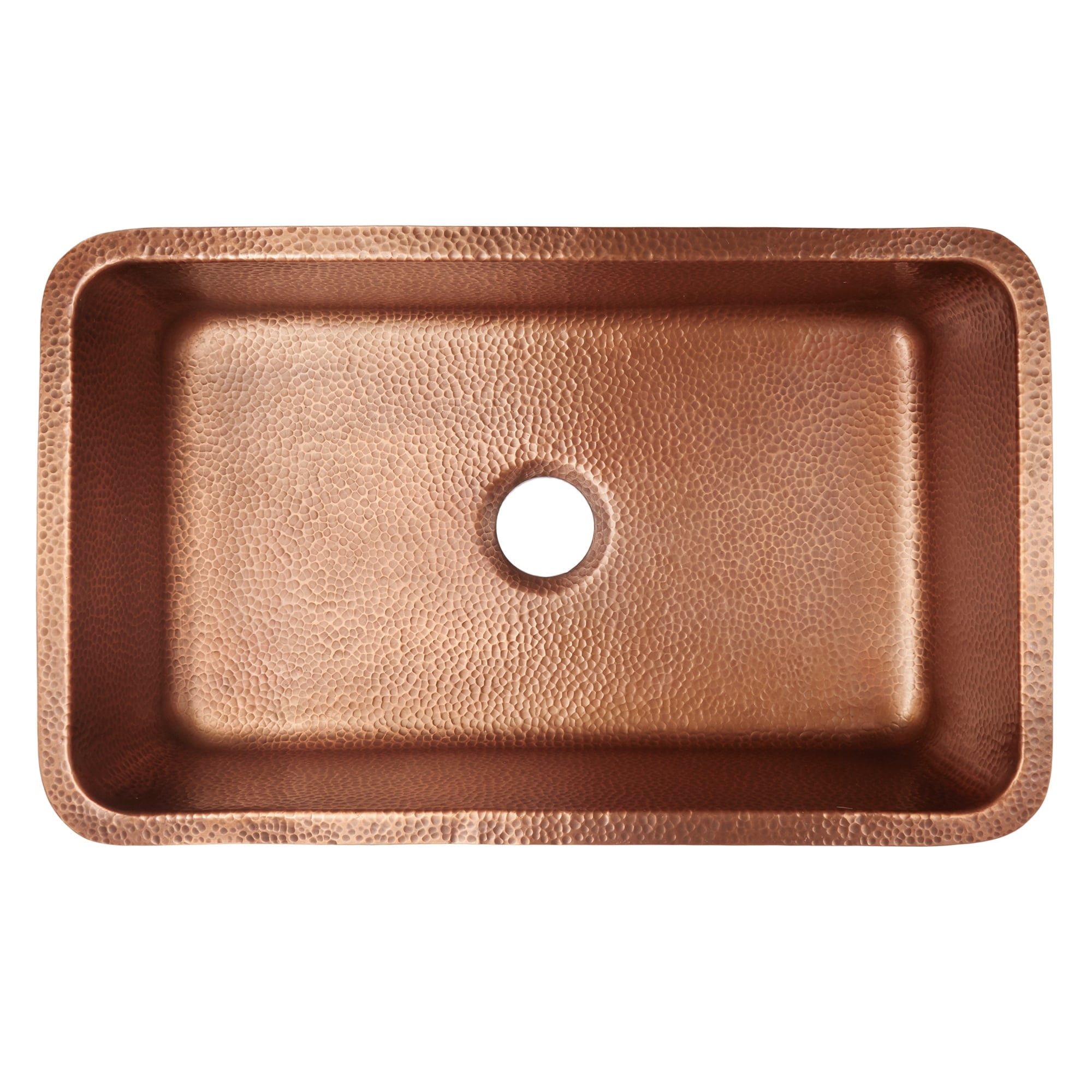 Sinkology Orwell 30'' L x 18'' W Undermount Handmade Single Bowl Kitchen Sink