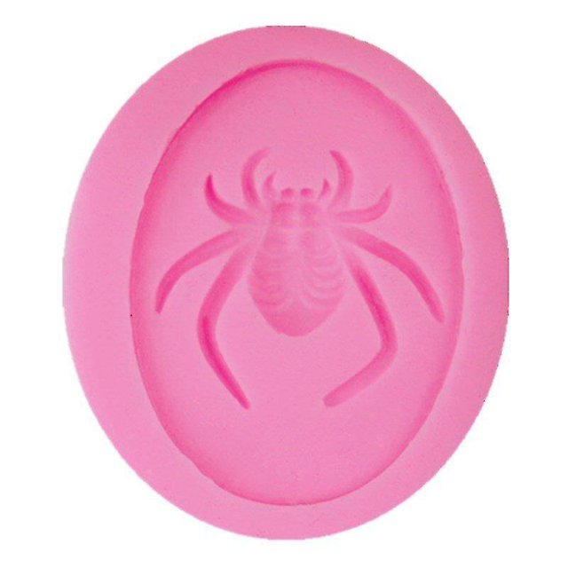 Nuevo molde de pegamento de forma de araña, pastel en forma de araña, decora el molde, 1 unidad Afortunado Sencillez