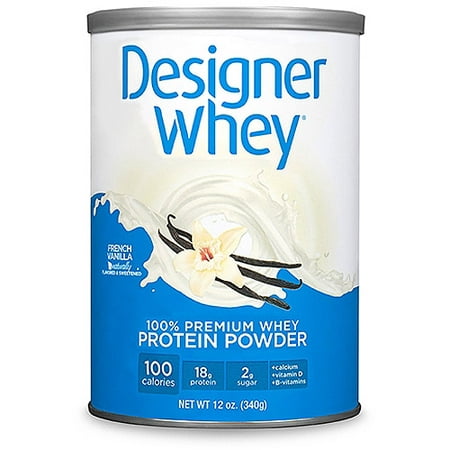 Designer Whey French Vanilla Protein Powder, 12 oz