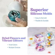 LETS RESIN Epoxy Resin Kits, 16oz Resin Art Kit with Silicone Molds, Pigment, Dried Flowers, Crafts for Adults, Beginners, DIY Gift
