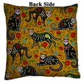 thumbnail image 2 of PKQWTM calavera sugar skull black cats holiday Reversible Mermaid Cushion Cover Home Decor Sequin Pillow Case Size 18x18 inches, 2 of 2