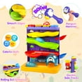 thumbnail image 3 of Huge Wave Toddler Toys for 1 2 3 Years Old Kids, 2 in 1 Pound Ball Toy & Car Ramp Race Track, Montessori Toys for 12-18 Months Toddler, Early Learning Educational Gift for 12-36 Months Boys Girls, 3 of 8