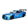 thumbnail image 2 of 2002 Nissan Skyline GT-R R34 Blue #02 \JDM Tuners\" 1/24 Diecast Model Car by Jada", 2 of 3